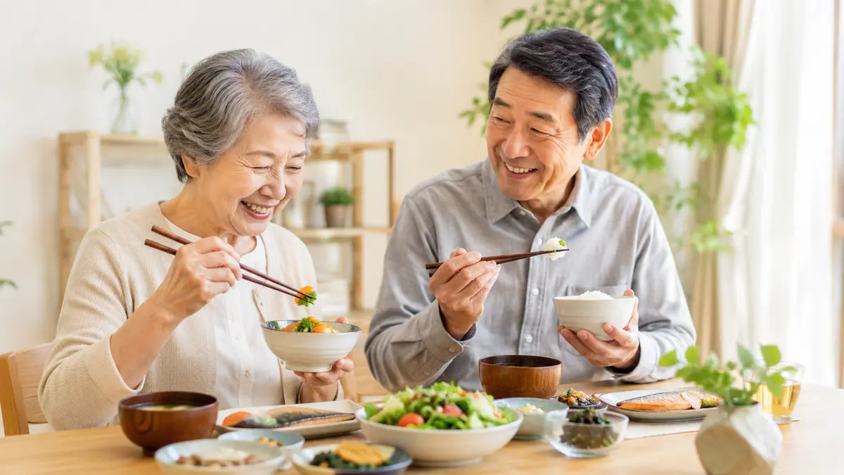 シニア世代の食生活とウェルネス商品の可能性のイメージ