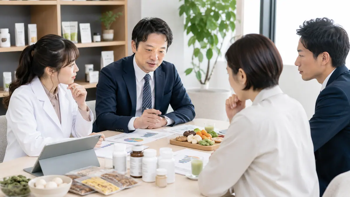 医療周辺市場と健康食品の距離感を考えるのイメージ